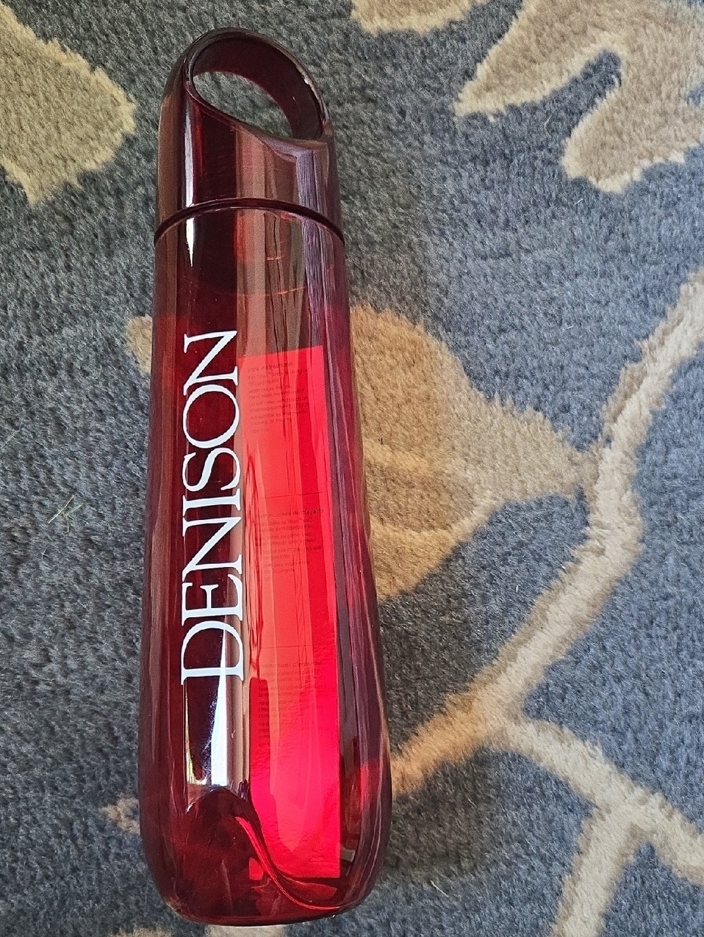 Denison University h2go Marino 24 oz Water Bottle New